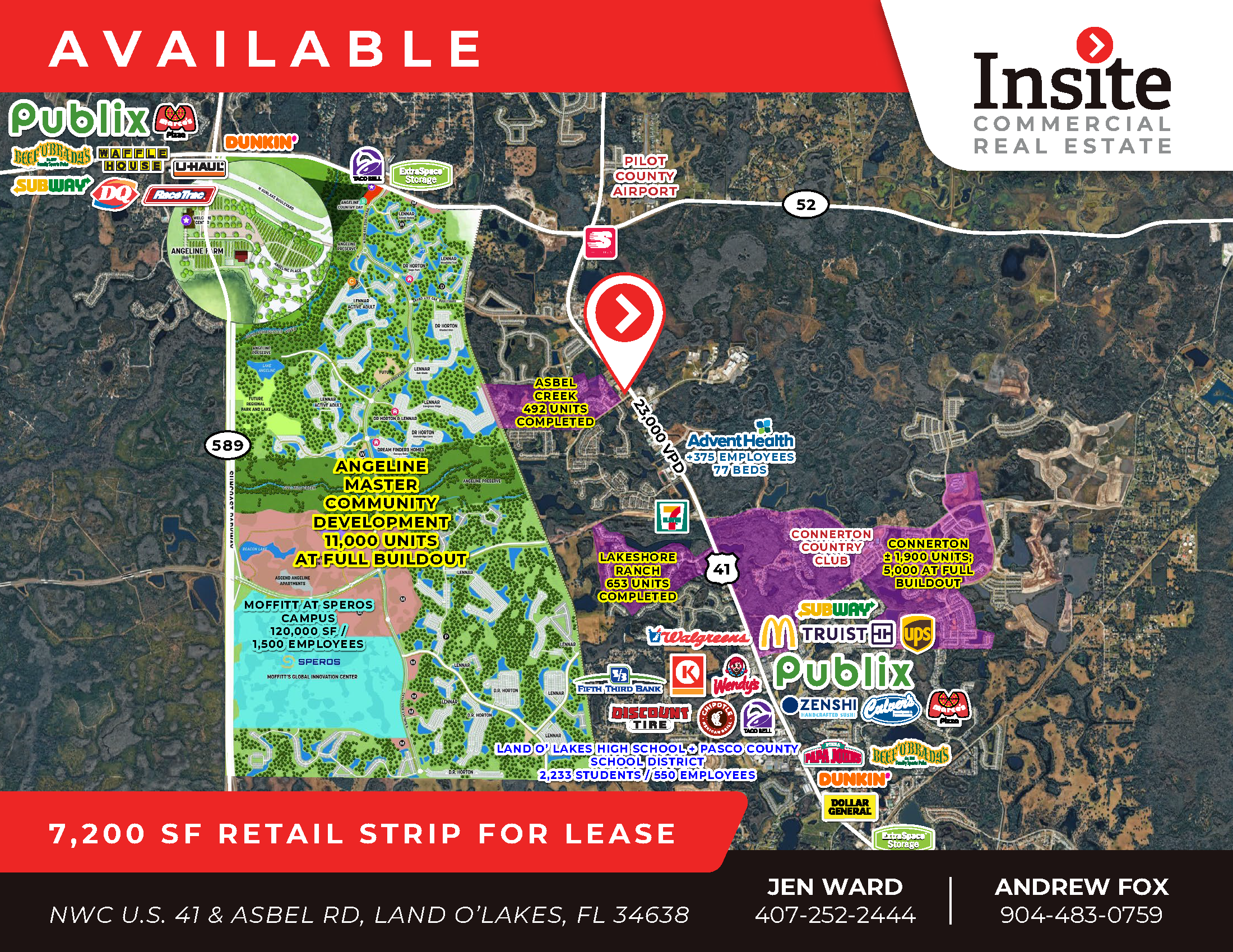 US 41 & Asbel Rd  Land O Lakes